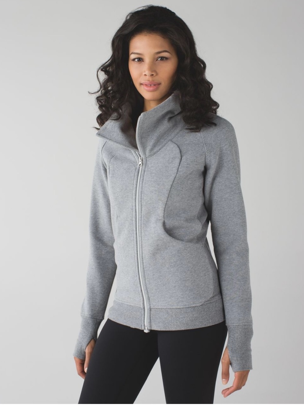 Lululemon Cuddle Full-Zip grey-6